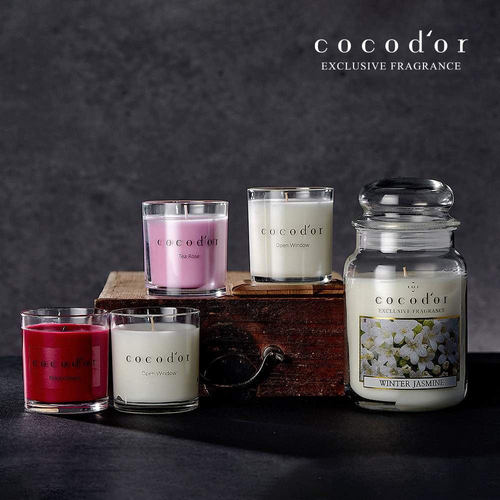 Nến Thơm Cho Phòng COCODOR PREMIUM JAR CANDLE 130g - Winter Jasmine