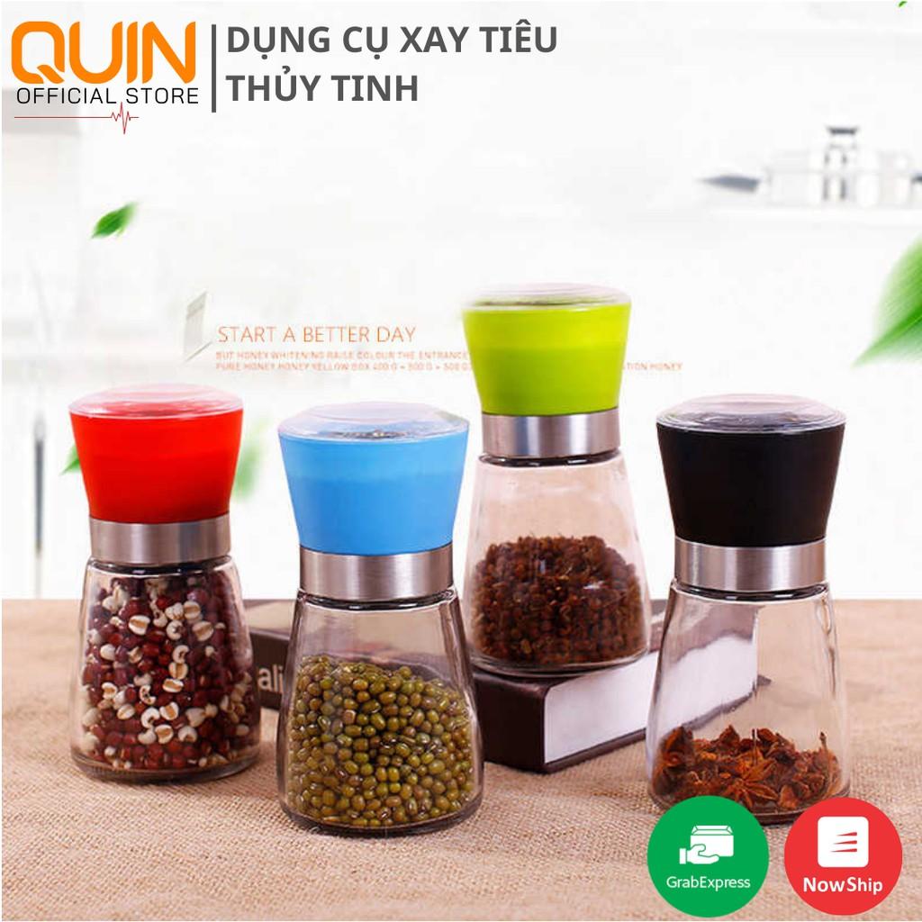 Dụng Cụ Xay Tiêu Bằng Thủy Tinh Cầm Tay Đa Năng