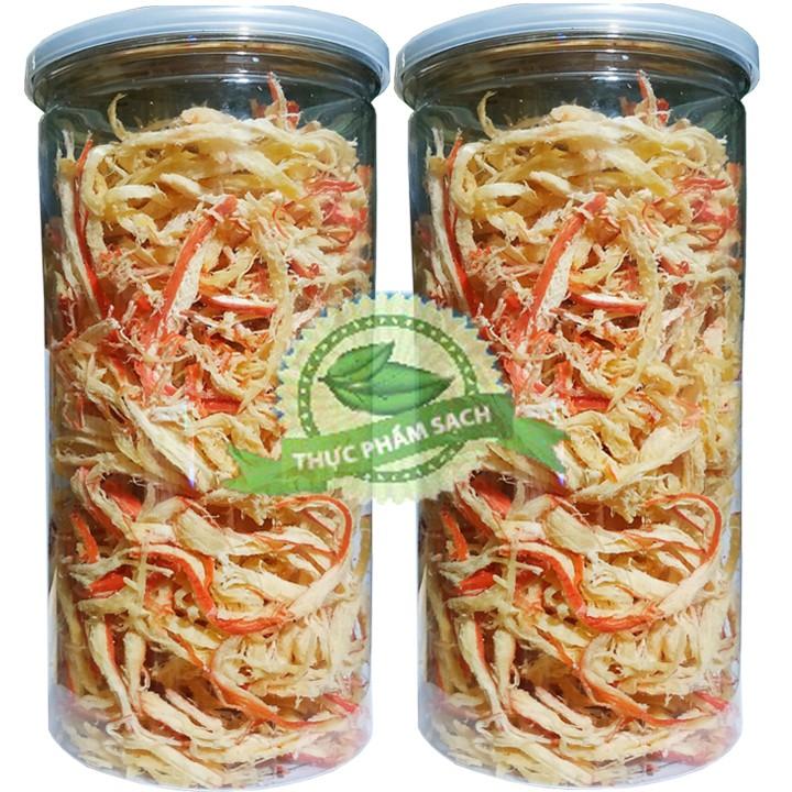 Mực Sợi Hấp Nước Dừa Ngọt Thơm - Tổng 400G