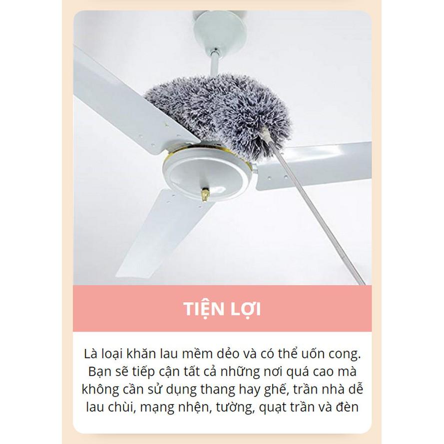 Chổi Quét Lau Bụi Vệ Sinh Làm Sạch Kéo Dài Đa Năng Duster