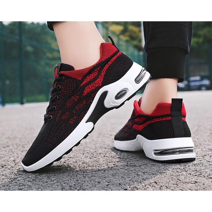 (Ảnh Thật)Giày Nam Sneaker Thể Thao - Giày chạy bộ, giày tập A24 Màu Ghi Đậm