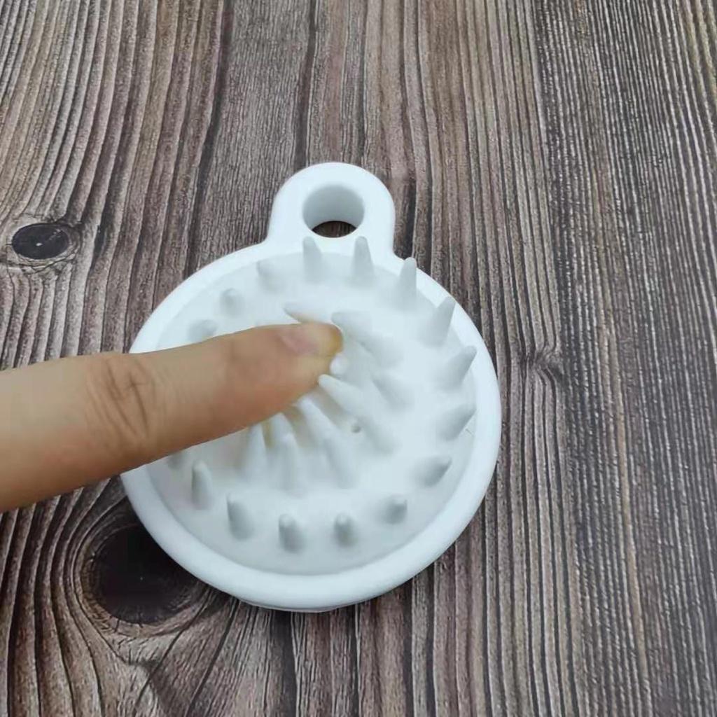 Lược gội đầu Silicone Nhật MÀU TRẮNG