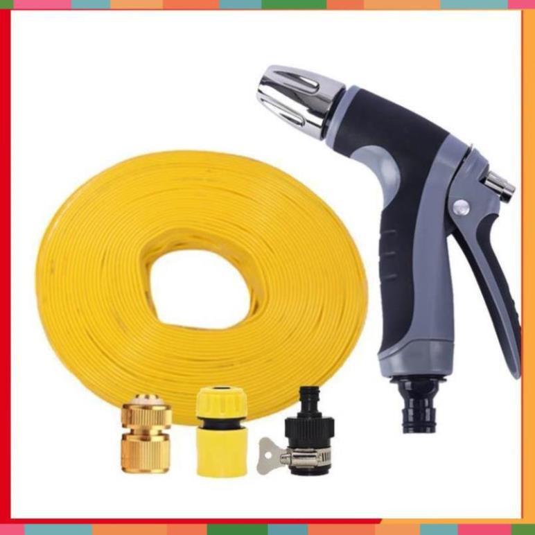 Bộ dây và vòi xịt rửa xe tưới cây tăng áp 7-10M 206817