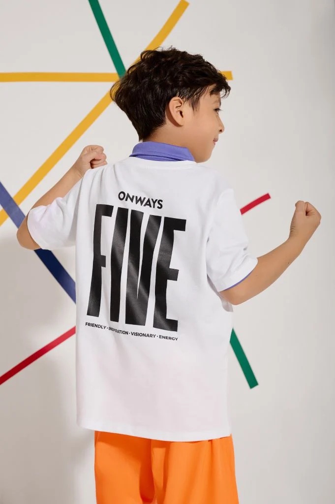 ÁO THỂ THAO THỜI TRANG ONWAYS TRẺ EM FIVE GRAPHIC T-SHIRT KID