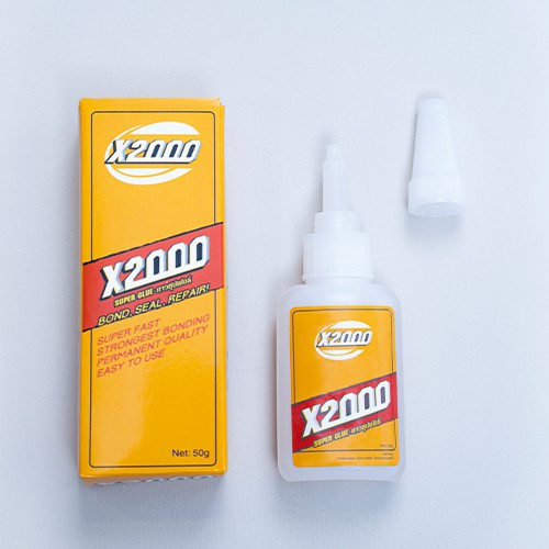 Keo dán x2000 siêu dính, keo dán đa năng chính hãng x2000 dán được mọi vật liêu an toàn với da tay