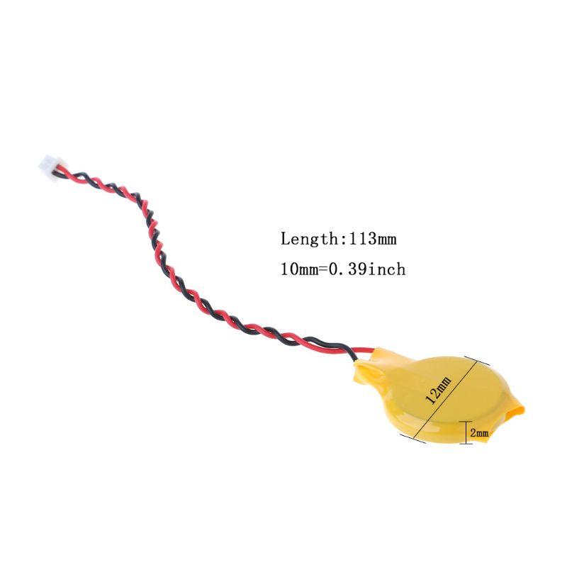 5 Chiếc CR2032 2032 Pin Có Dây Tháo Pin Dây 2 Pin Laptop Bo Mạch Chủ BIOS Pin CMOS