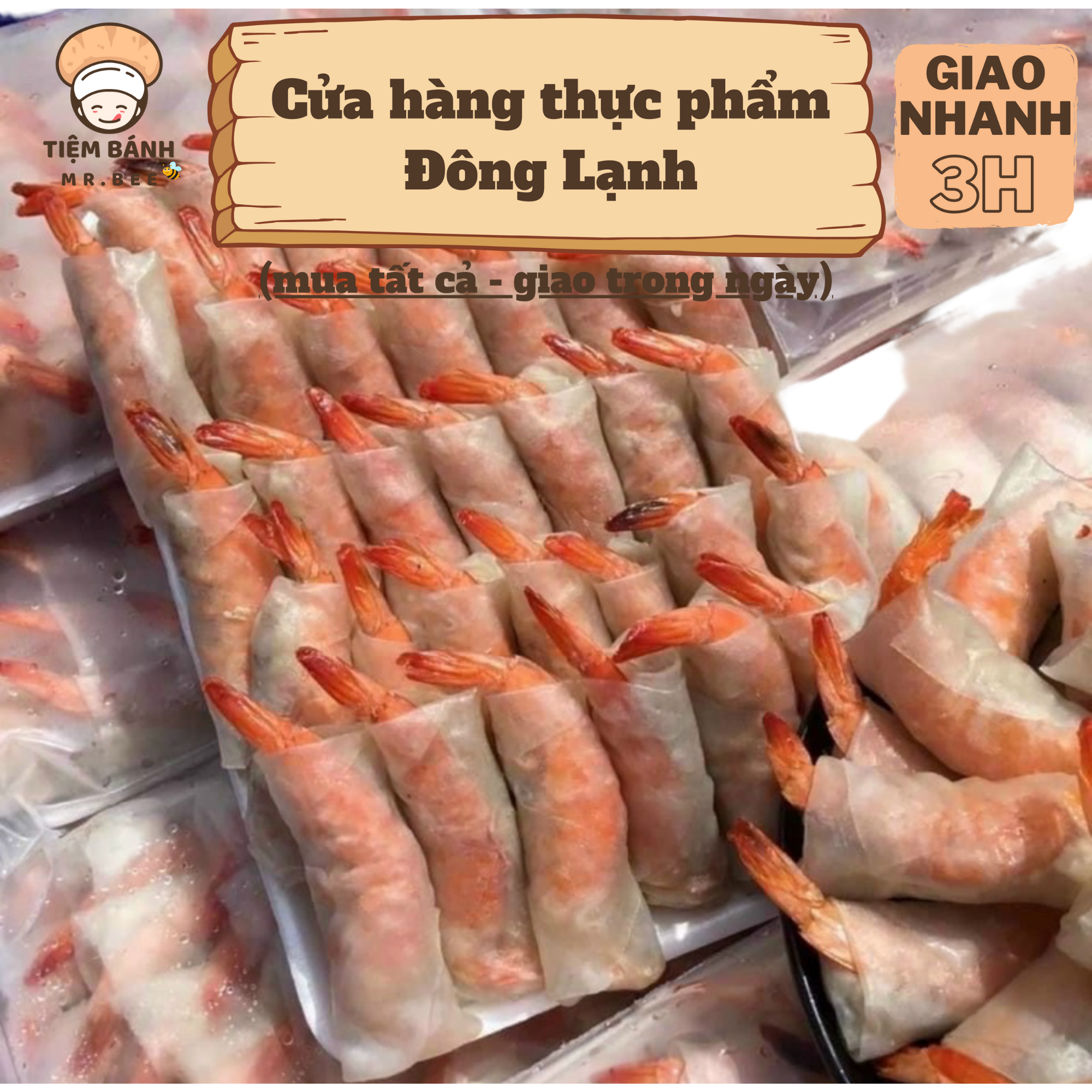 – Chả Ram Tôm Đất Bình Định - 2 khay 1kg