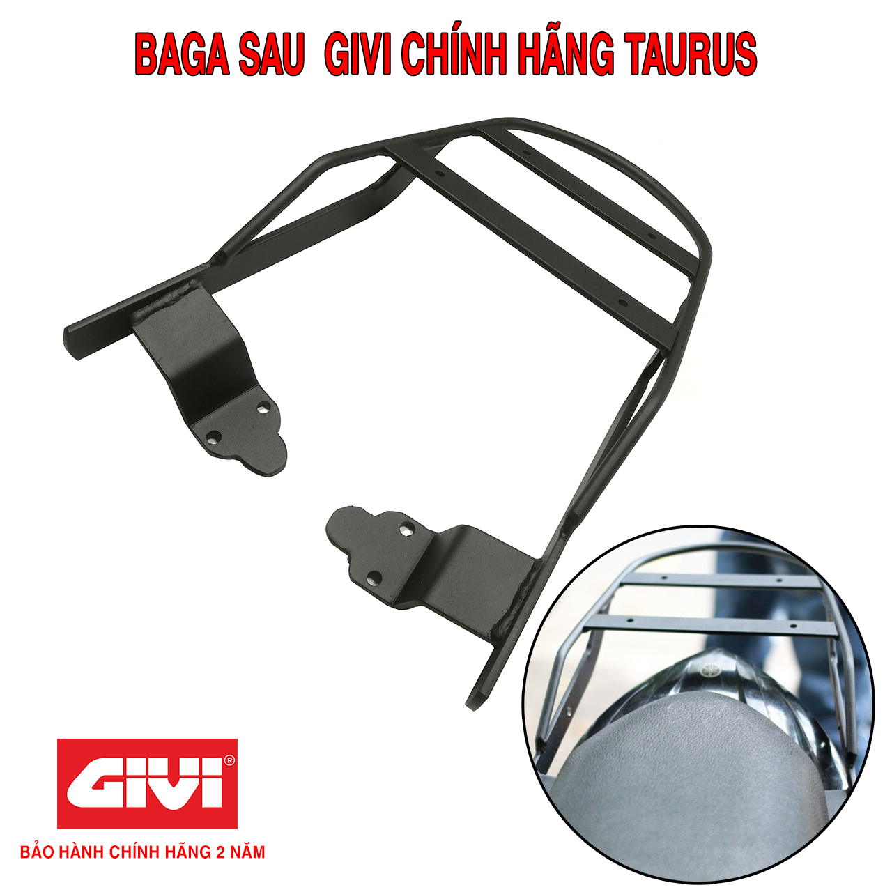 Baga Sau Givi Cho Xe Taurus Chắc Chắn Dùng Chở Đồ Và Gắn Thùng Sau Hàng Chính Hãng