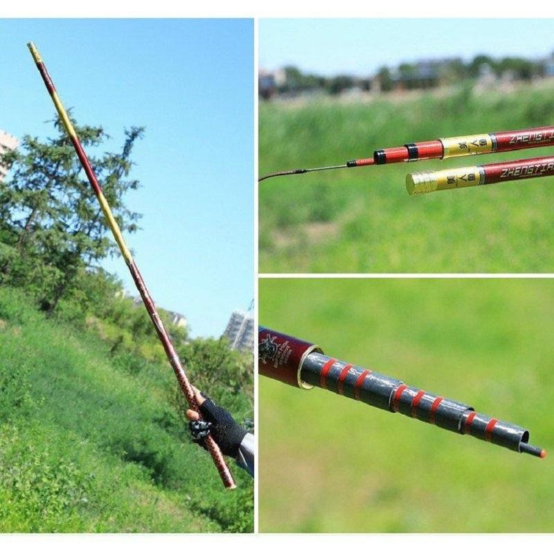 Cần Câu Tay Hoàng Long Độ Cứng 6H Tặng Kèm Ngọn Phụ CT27 - Sanami Fishing