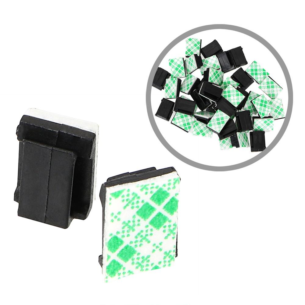 Set 40 kẹp cố định dây cáp cho xe hơi