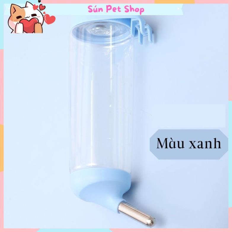 Bình nước tự động gắn chuồng cho thú cưng 500ml
