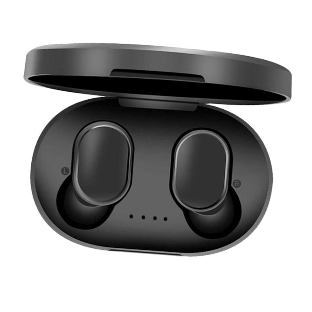 4xA6S Headset Bluetooth5.0 Earphone Headphone Stereo Earbuds Black