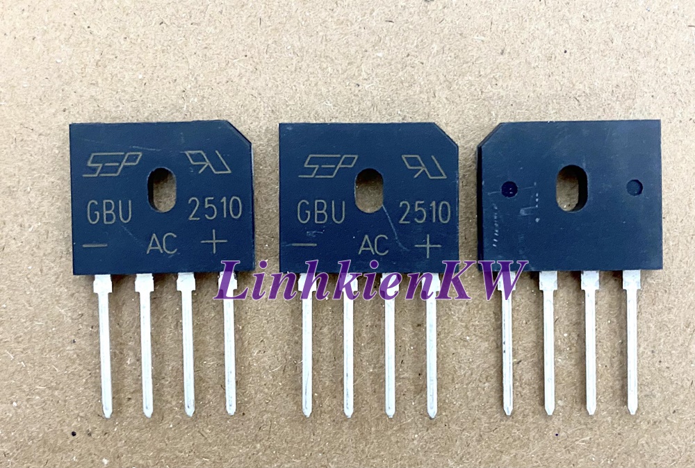 Cầu Diode GBU2510 25A 1000v mới .