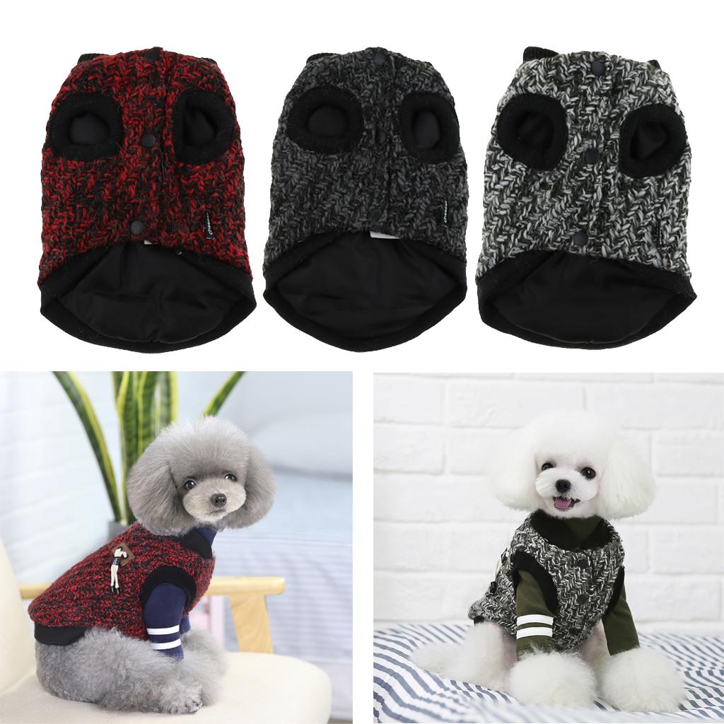 Pet Dog Autumn Winter Jacket Warm Coat Puppy Clothes Apparel