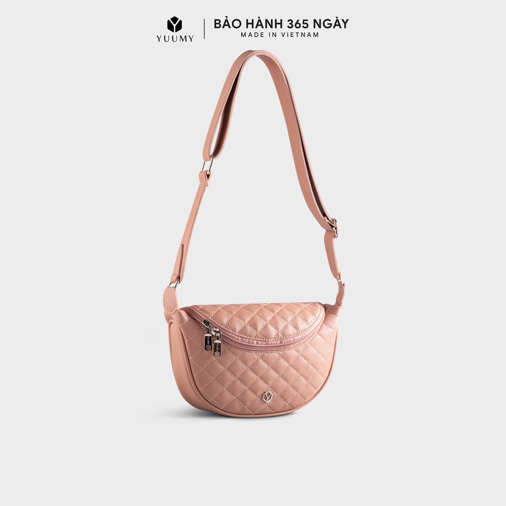 Túi Yuumy ( Thời trang nữ dáng bao tử size 23 - Túi đeo chéo da Seasand YN174 )