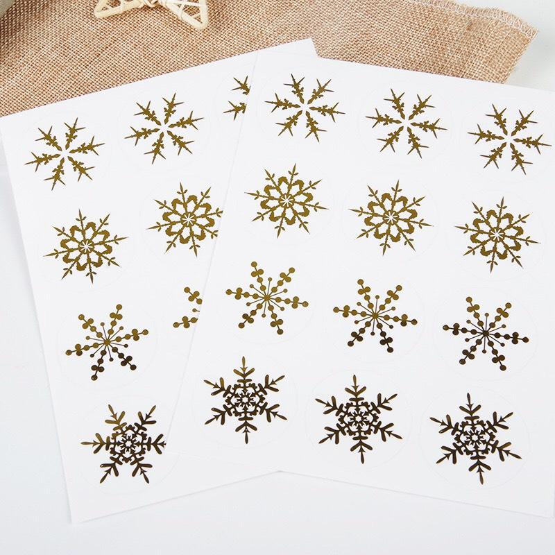 Decal và thẻ giấy trang trí noel - phụ kiện trang trí noel xinh xắn