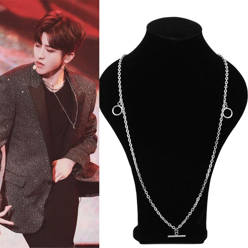 Vòng cổ thép titan dài thời trang