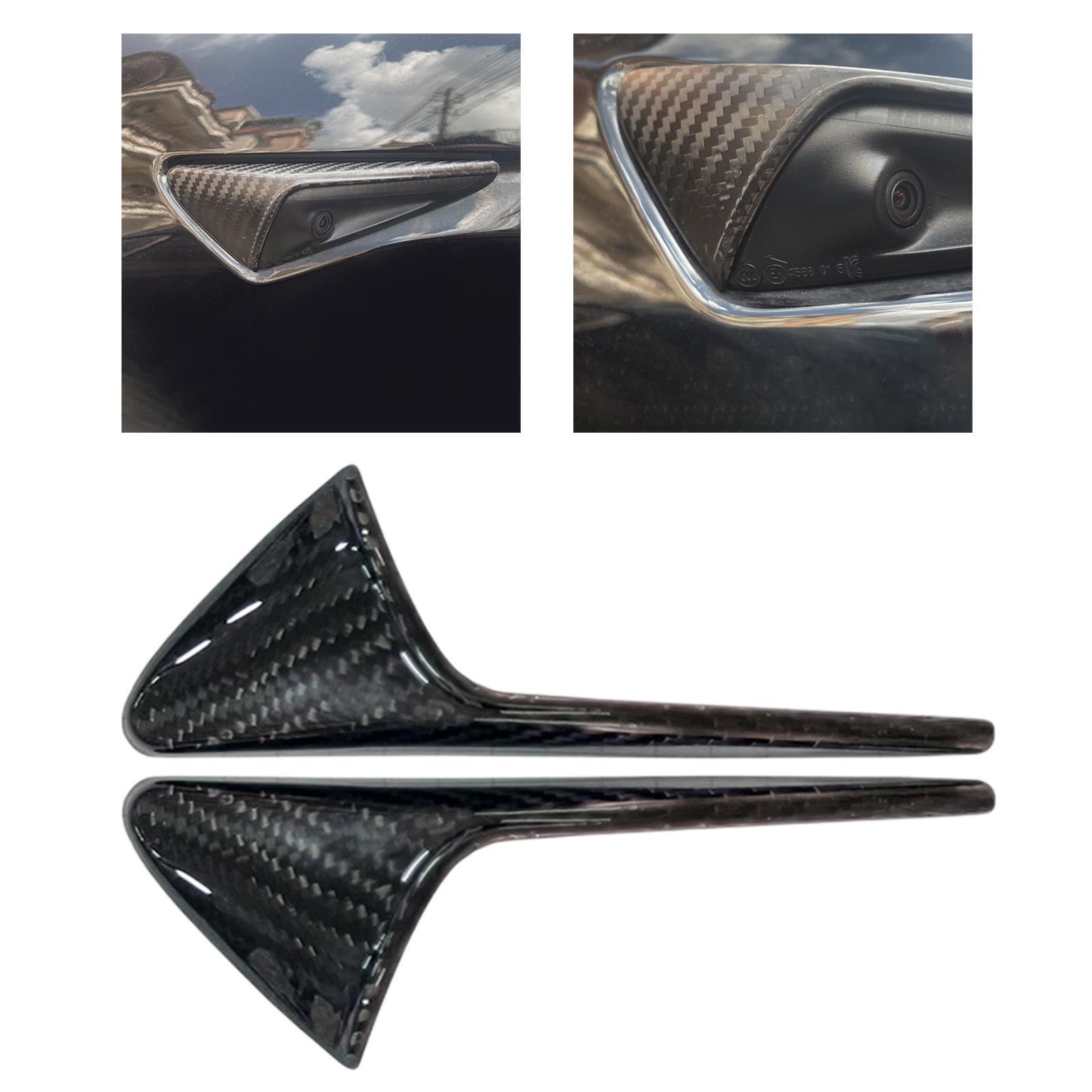 Side Camera Protection Cover ABS Plastic Indicator Cover Fits for Tesla Model 3 Model Y