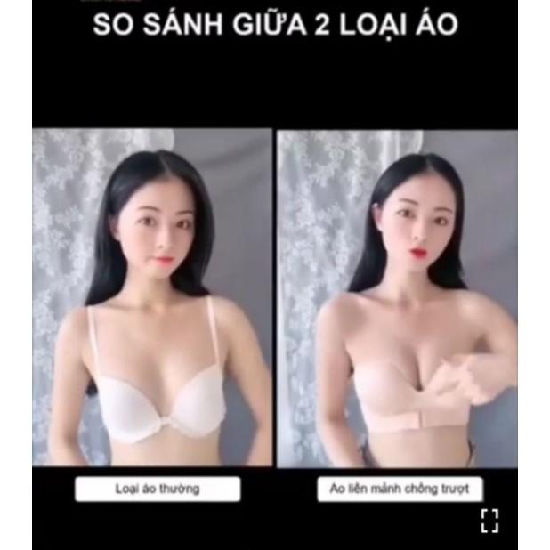 Áo Lót Nữ Mặc Đầm. Áo Ngực Không Dây Chống Tụt Tạo Khe Nâng ngực Thần Thánh Cao Cấp