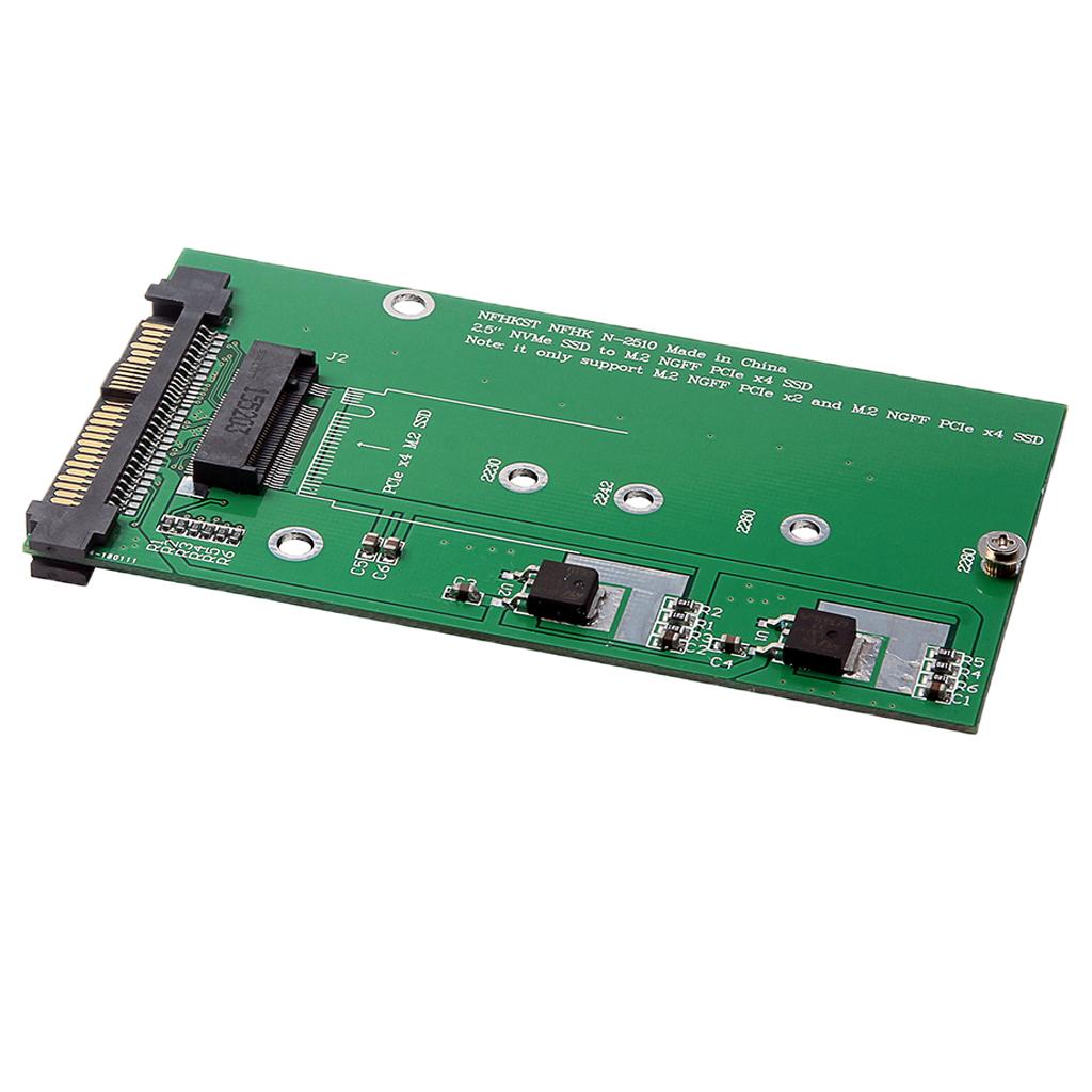 SFF 8639 NVME U.2 PCIe to NGFF M.2 SSD Adapter Card Converter