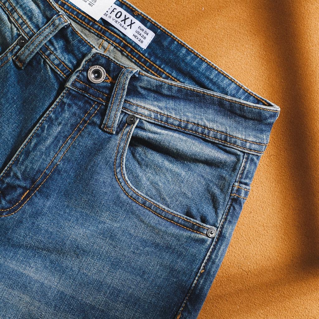 Quần jeans xanh dơ form slimfit - JEAN WASH DF BLUE 220439 | LASTORE MENSWEAR