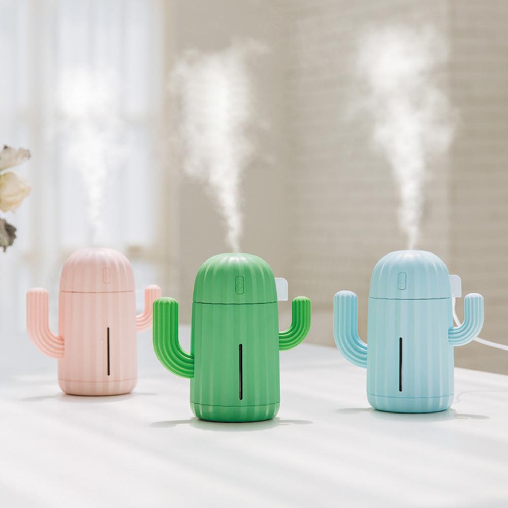 340ML USB Xương Rồng Máy Tạo Độ Ẩm Không Khí Khuếch Tán Hương Thơm Phun Sương Tạo Phun Sương Tạo Ẩm Hình Ếch Con Mini Hương Thơm Atomizer Khuếch Tán Tinh Dầu Xe Hơi