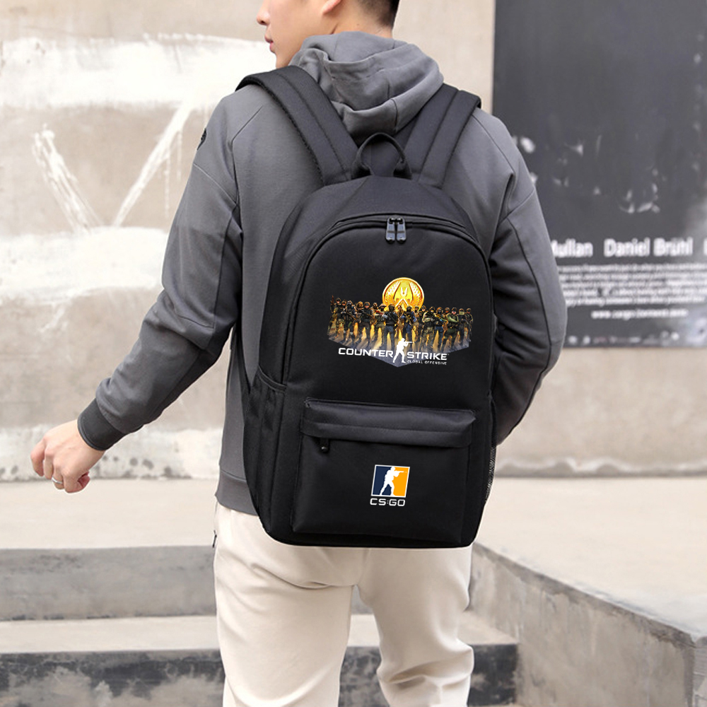 Balo Laptop CS GO Năng Động Thời Trang có ngăn laptop, đựng sách vở, đi học đi chơi đều được