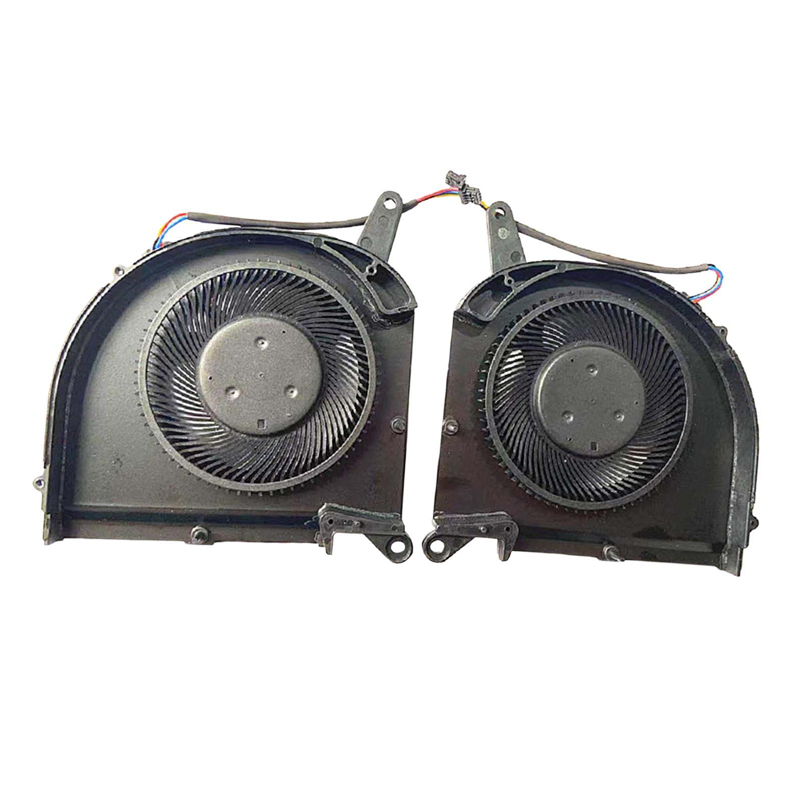 2x Laptop CPU Cooling Fan ,Computer Fan ,High Performance ,Professional ,Direct Replace Accessory CPU  PC Cooling Fan for  15G 17P KB