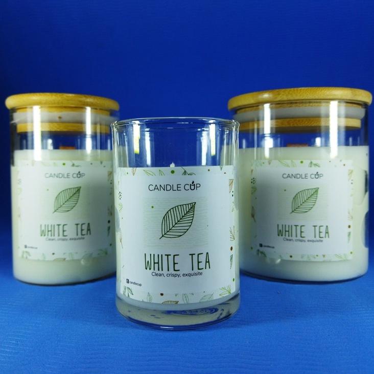 Nến thơm AGAYA mùi White Tea - Nến thơm tinh dầu thiên nhiên hương thơm của sự thuần khiết và tinh tế
