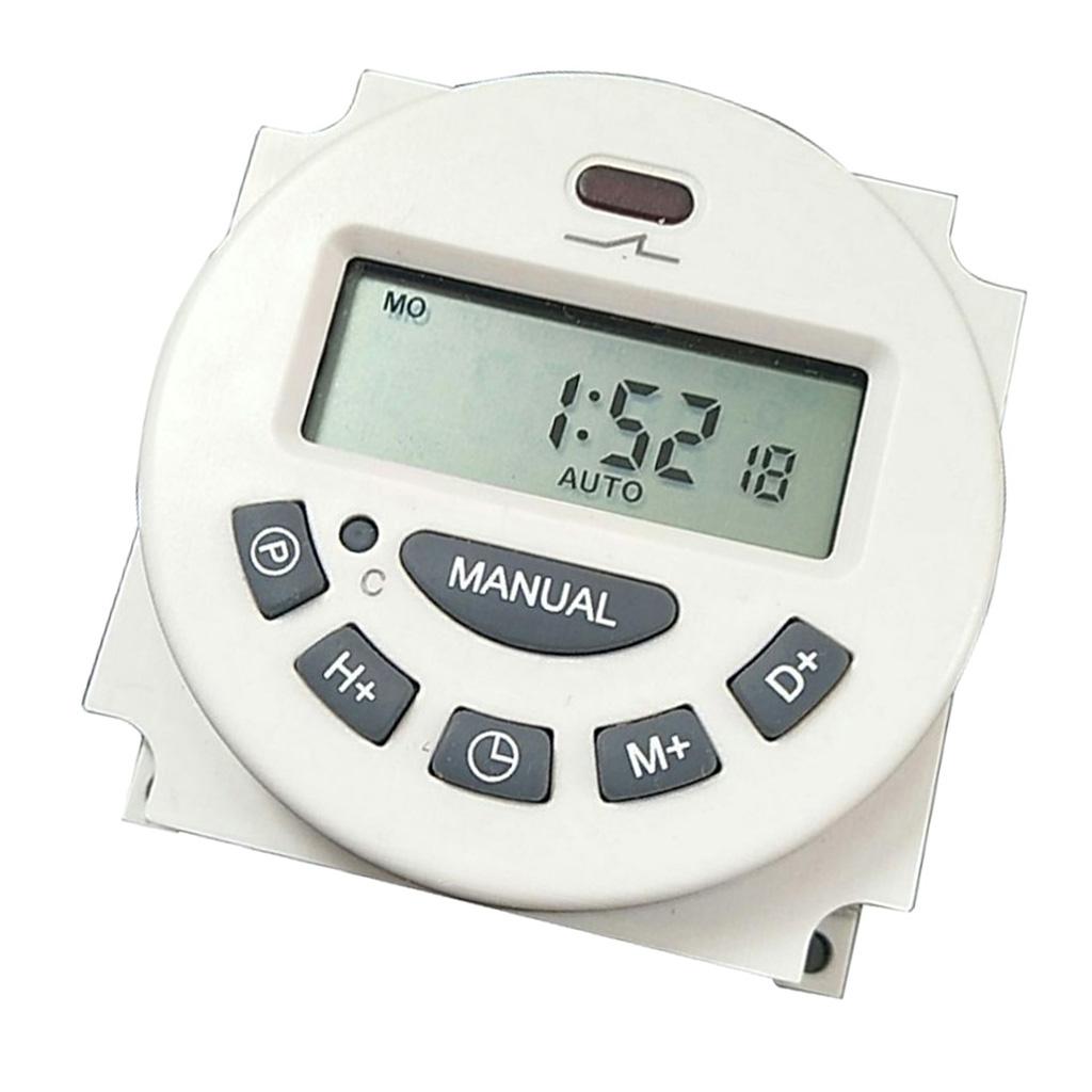 LCD Power Digital Time Switch Weekly Programmable Timer 12V Power Supply