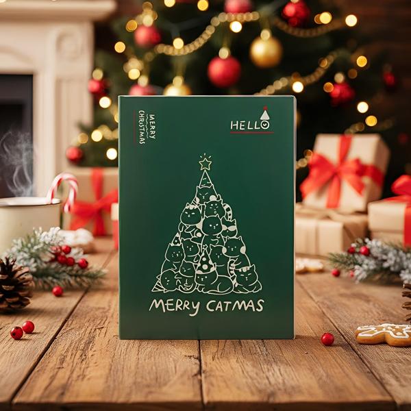Sổ Note Christmas Cat-Dog - Kẻ Ngang - 144 Trang 100gsm - The Sun 02