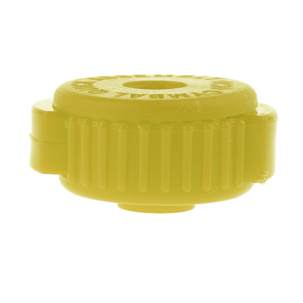 3 Pieces Quick Release Cymbal Plastic Nut for Percussion Instrument Parts Yellow