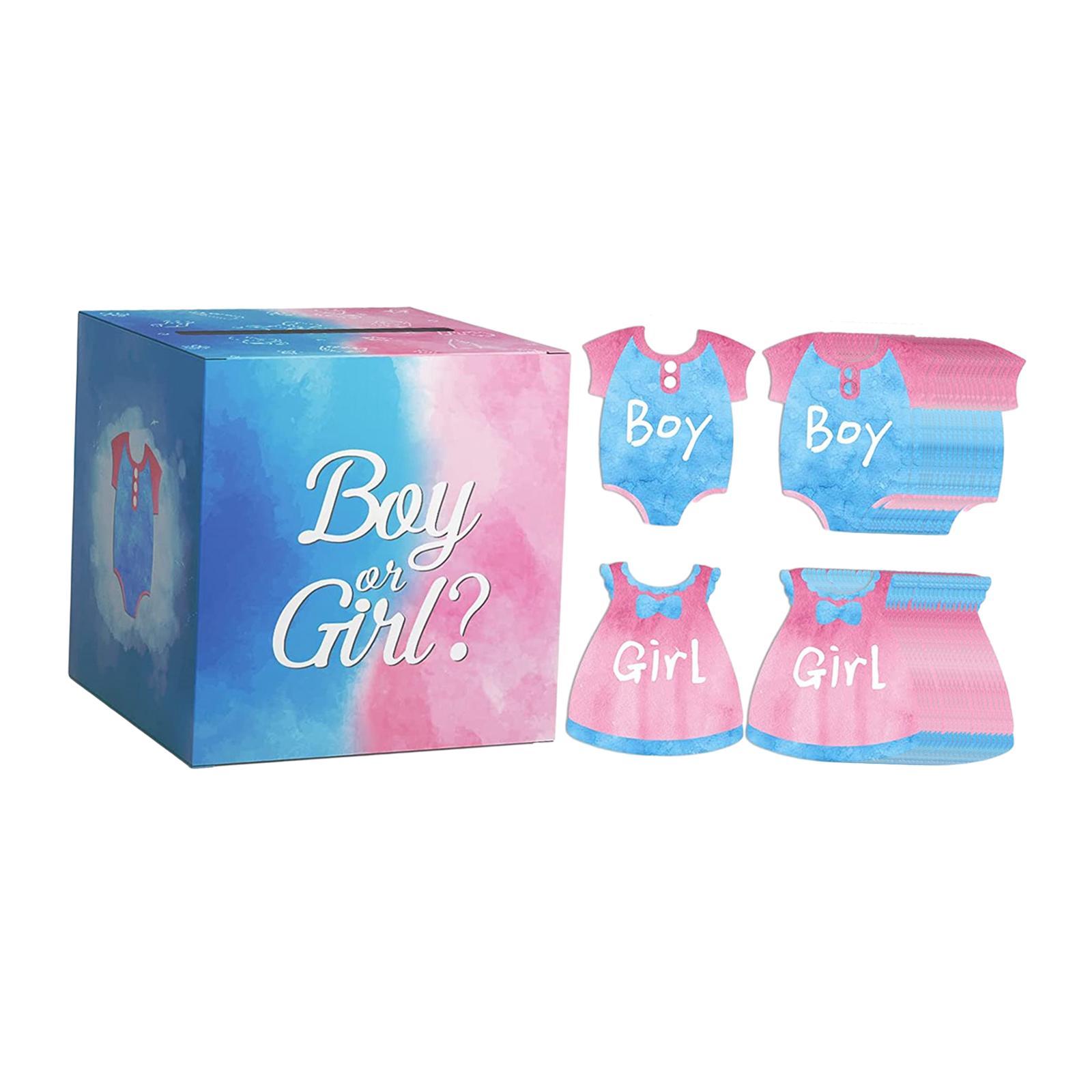 Baby Gender Reveal Voting Box Collection Box for Wedding Halloween Gift