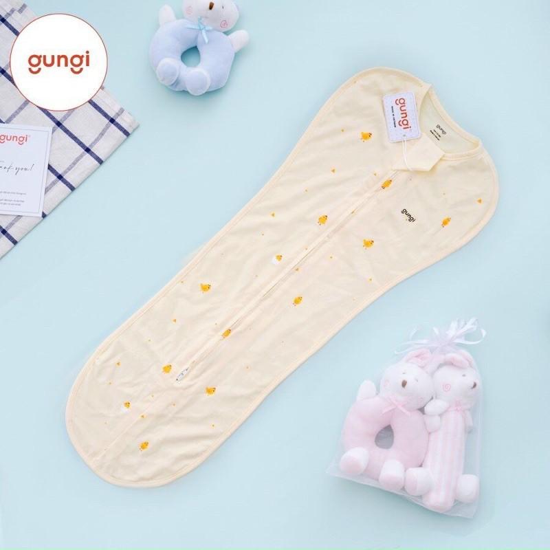 Nhộng Chũn , Túi Ngủ Chống Giật Mình GUNGI Infant Breezy Giúp Bé Ngủ Ngon, Sâu Giấc