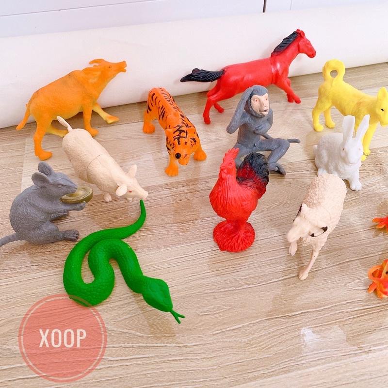 SALE !!! ĐỒ CHƠI ! SÉT 12 CON GIÁP CHO BÉ TRAI BÉ GÁI