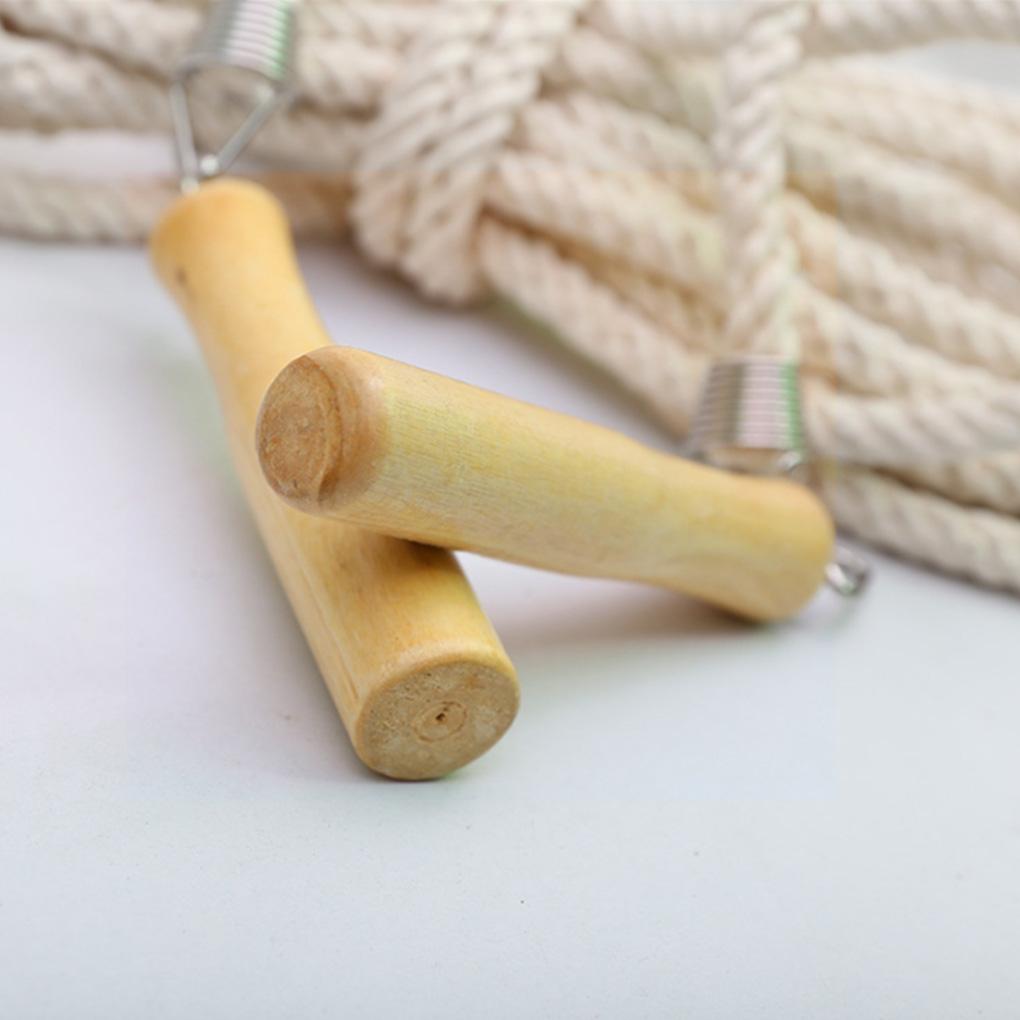5/7/10M Thể Thao Dây Nhảy Cotton Gai Dây Nhảy Tay Cầm Bằng Gỗ Bền Nhảy Dây Dài Nhiều Người Chơi dây Nhảy Thể Dục