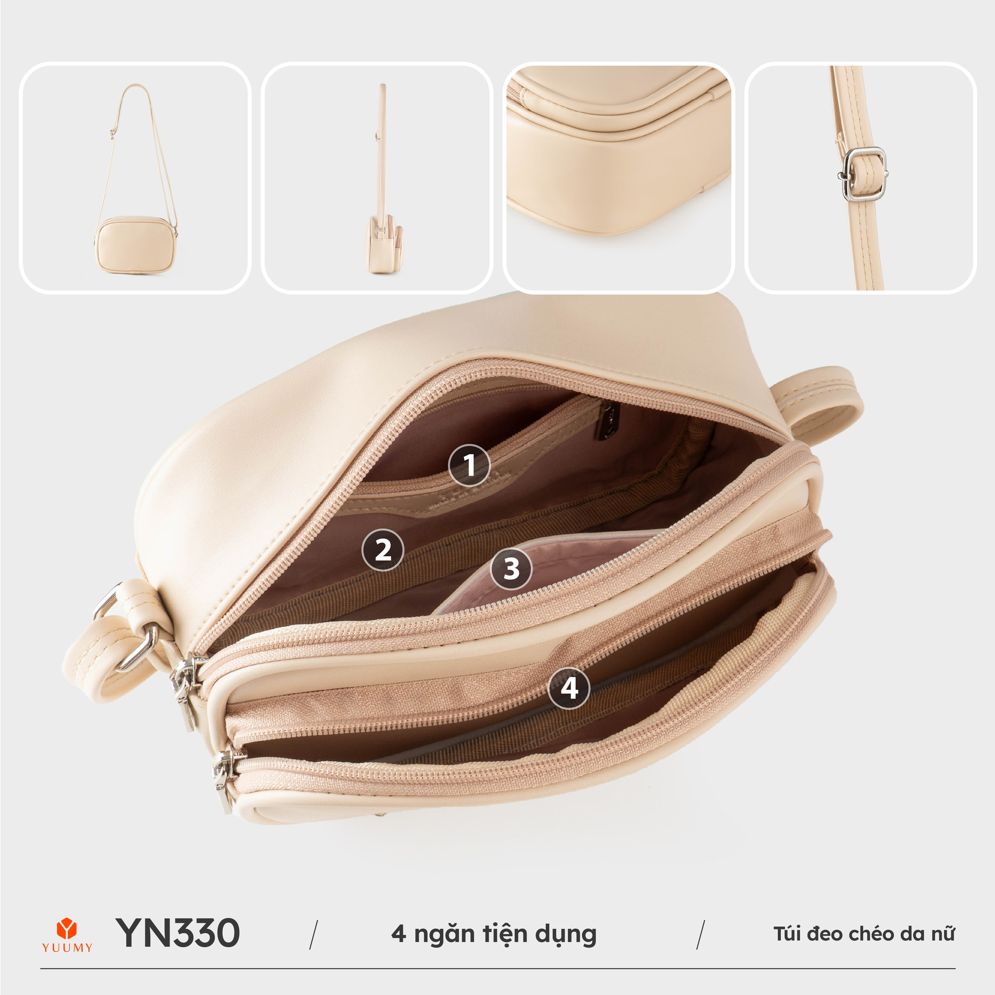 Túi đeo chéo nữ YUUMY YN330