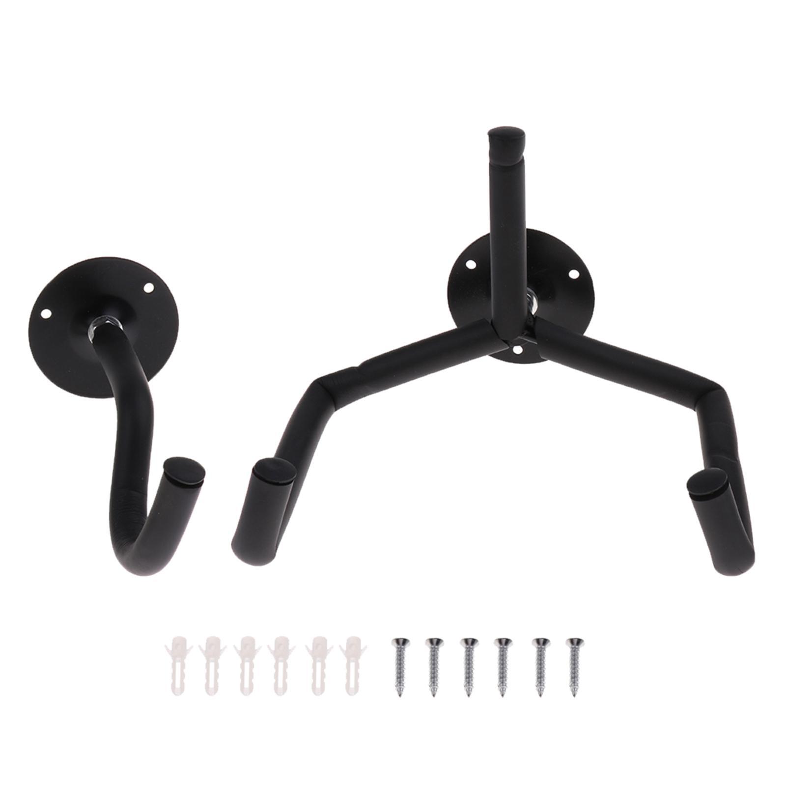 4xGuitar Wall Mount Hanger Horizontal for Shop Exhibition Music School Store