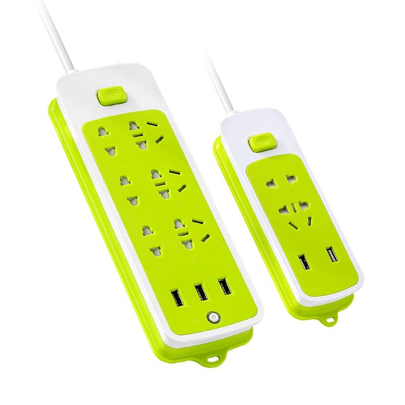 Ổ Cắm Điện Xanh Chống Giật Thế Hệ Mới Kèm 3 Cổng USB An Toàn Cho Gia Đình