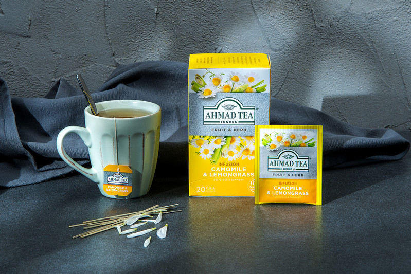 TRÀ AHMAD ANH QUỐC - CÚC - Camomile & Lemongrass - Giúp bạn giải độc, làm đẹp da và trị chứng mất ngủ