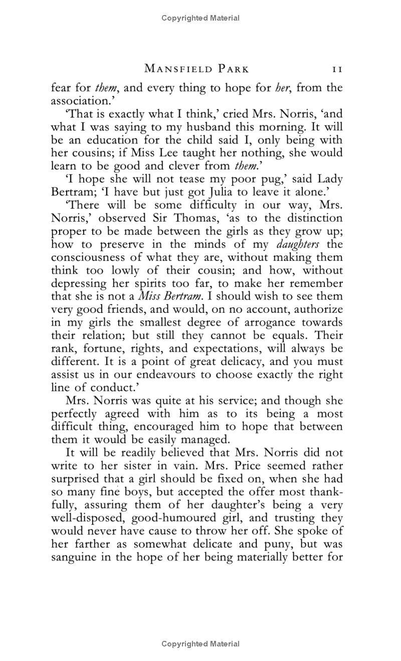 Sách ngoại văn: Mansfield Park - Introduction by Peter Conrad - Everyman's Library Classics Series