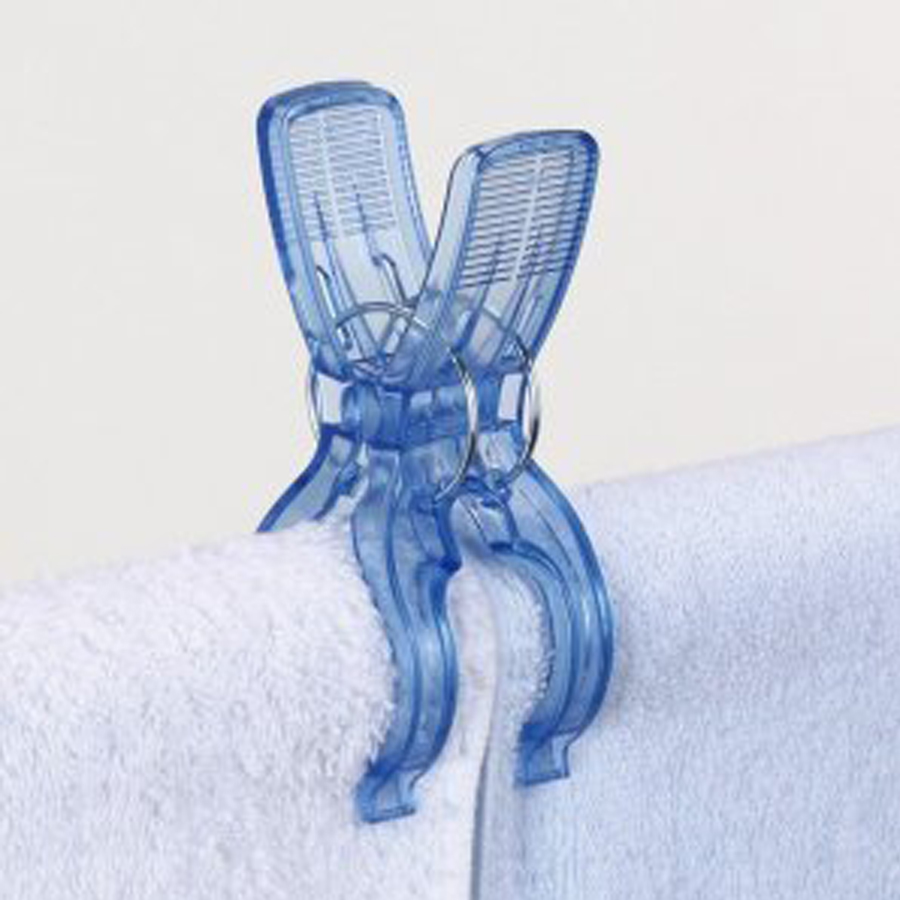 Bộ 3 móc kẹp chống rơi quần áo màu sắc - Hàng nội địa Nhật