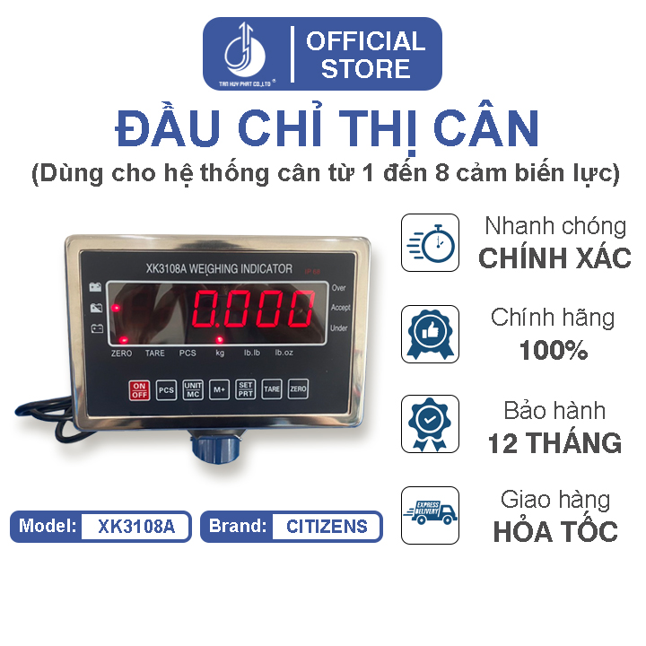 Đầu Chỉ Thị Cân Điện Tử XK3108A