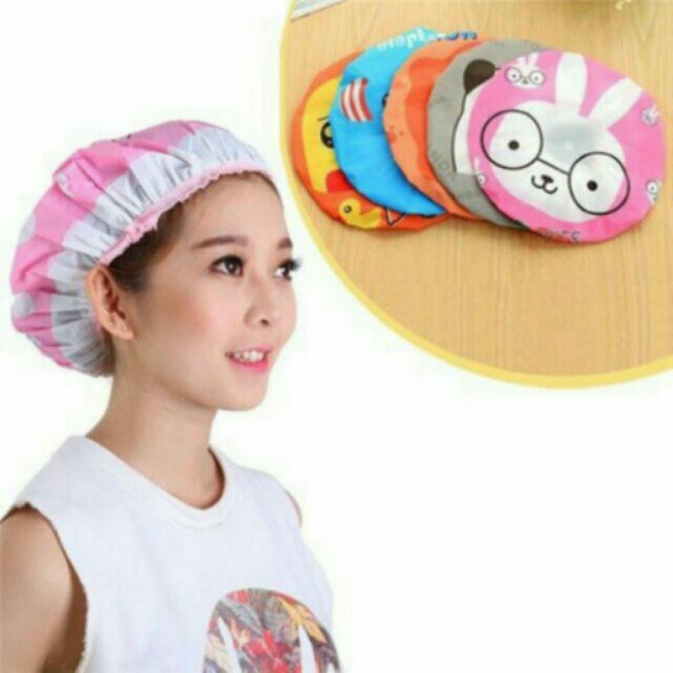 Mũ trùm ủ tóc hình dễ thương cute có chun co giãn