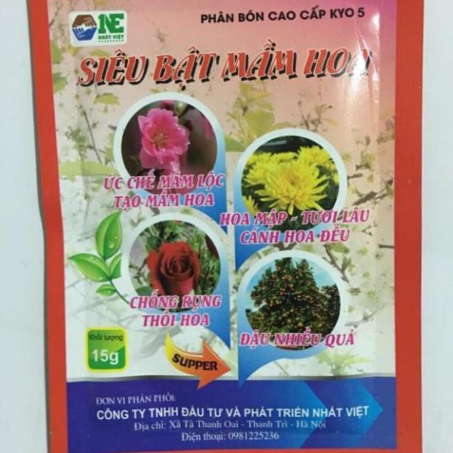 Combo 10 gói siêu bật mầm hoa chuyên dùng cho hoa,cây cảnh