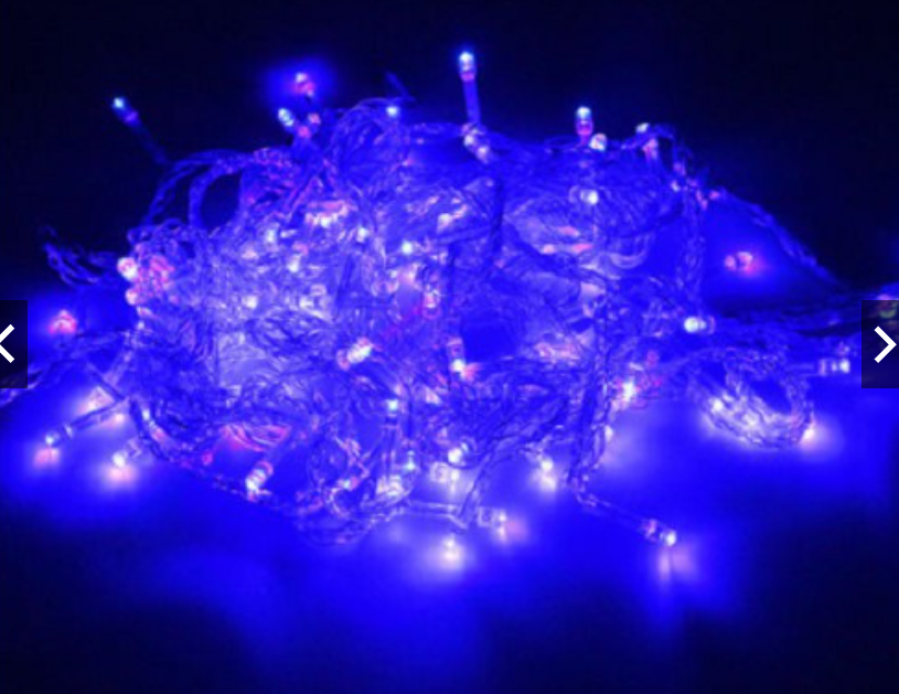 Dây đèn chớp trang trí Noel cắm điện