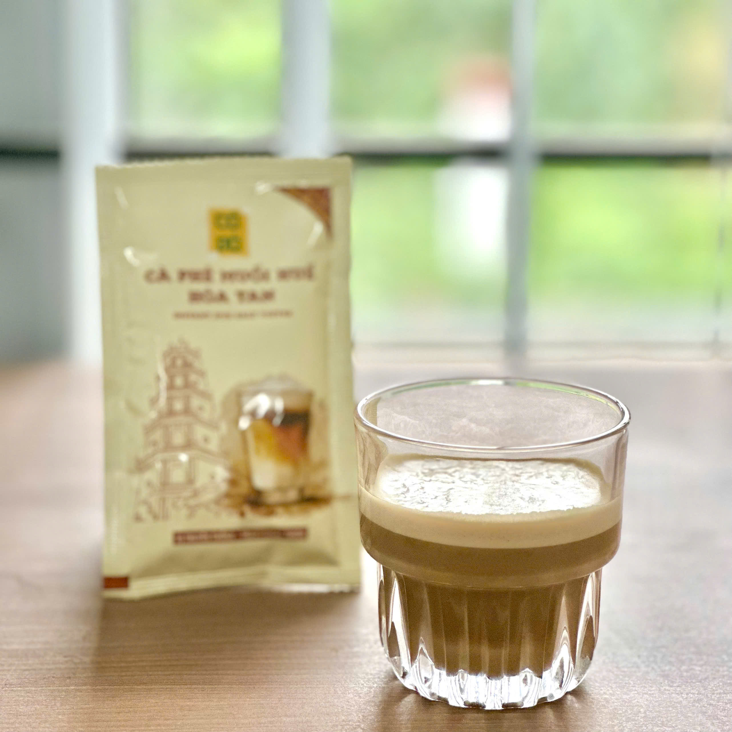 Dây 10 gói Cà phê muối Huế hoà tan (chính gốc)