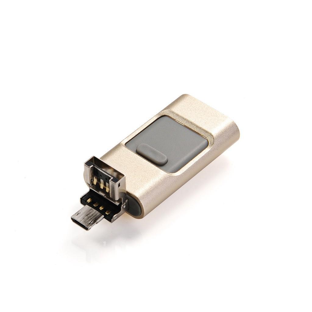Usb 3 trong 1 gồm Otg Usb I-Flash Drive thích hợp cho Iphone Ipad Pc