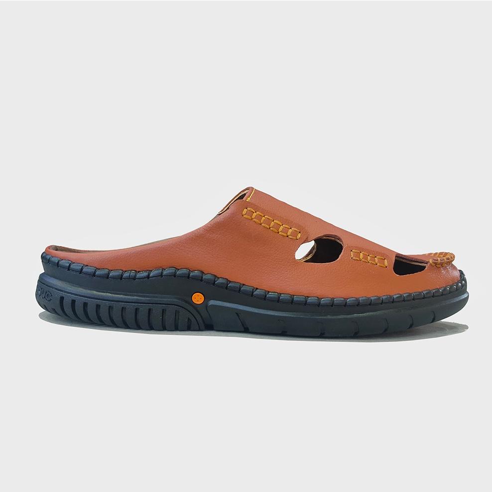 Dép Bít Mũi Nam HÀ NAM Da Bò Thật Cao Cấp GSB20108