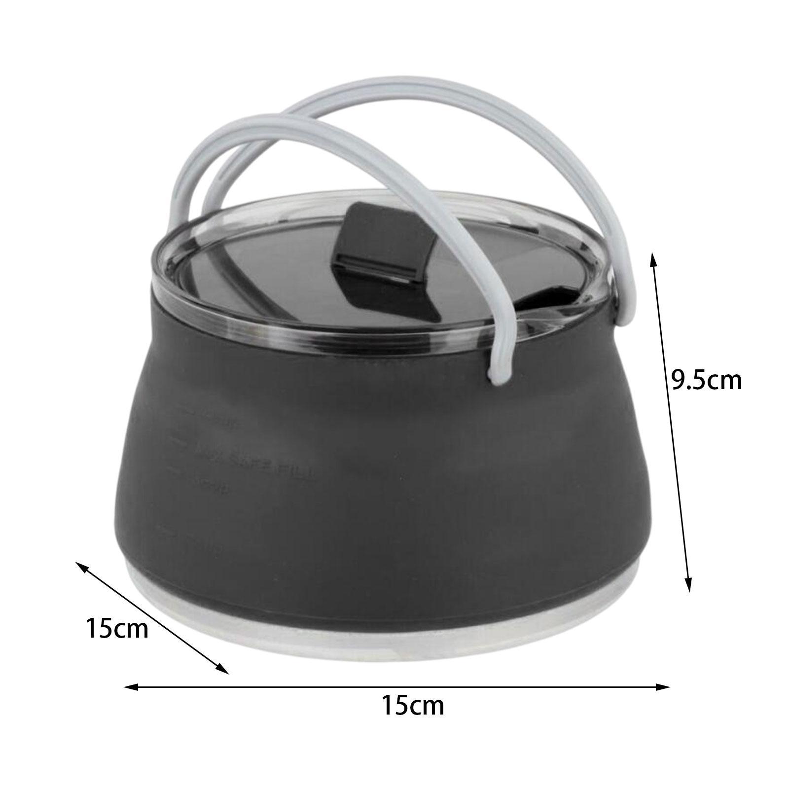Water Boiler Teapot Coffee Pot Anti Scald Handle Collapsible Camping Kettle
